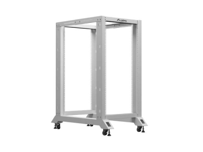 Комуникационен шкаф Lanberg 19" 22U 600 x 1000 mm, Open Frame, Сив - OR01-6022-S gallery image 1
