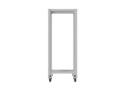 Комуникационен шкаф Lanberg 19" 27U 600 x 800 mm, Open Frame, Сив - OR01-6827-S gallery image 3