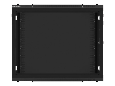 Комуникационен шкаф Lanberg 19" 9U 600 x 450 mm, Метална врата, Черен - WF01-6409-00B gallery image 14