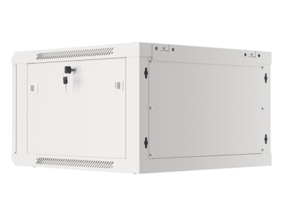 Комуникационен шкаф Lanberg 19" 6U 600 x 600 mm, Метална врата, Сив - WF01-6606-00S gallery image 6