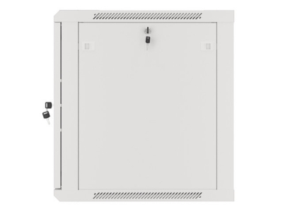 Комуникационен шкаф Lanberg 19" 12U 600 x 600 mm, Метална врата, Сив - WF01-6612-00S gallery image 3
