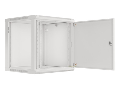 Комуникационен шкаф Lanberg 19" 12U 600 x 600 mm, Метална врата, Сив - WF01-6612-00S gallery image 8
