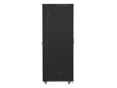 Комуникационен шкаф Lanberg 19" 47U 800 x 1000 mm, Закалена стъклена врата, Черен - FF01-8047-12BL gallery image 2