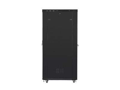 Комуникационен шкаф Lanberg 19" 42U 800 x 1200 mm, Закалена стъклена врата, Черен - FF01-8242-12BL gallery image 5