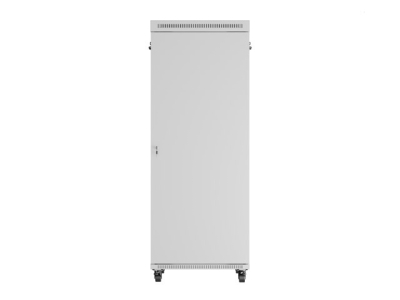 Комуникационен шкаф Lanberg 19" 42U 800 x 1000 mm, Закалена стъклена врата, Сив - FF01-8042-12SL gallery image 3