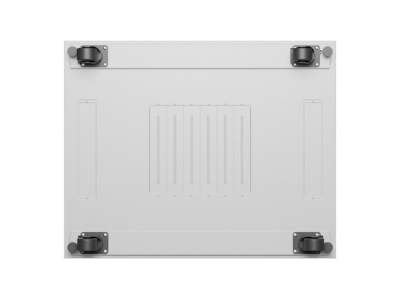 Комуникационен шкаф Lanberg 19" 42U 800 x 1000 mm, Закалена стъклена врата, Сив - FF01-8042-12SL gallery image 4