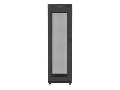 Комуникационен шкаф Lanberg 19" 42U 600 x 800 mm, Перфорирана врата, Черен - FF01-6842-23BL gallery image 5
