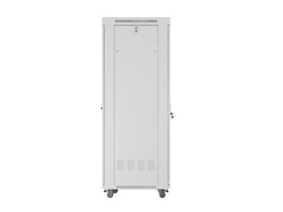Комуникационен шкаф Lanberg 19" 42U 600 x 800 mm, Закалена стъклена врата, Сив - FF01-6842-12SL gallery image 9