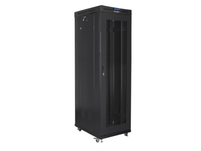 Комуникационен шкаф Lanberg 19" 42U 600 x 1000 mm, Перфорирана врата, Черен - FF01-6042-23BL gallery image 5