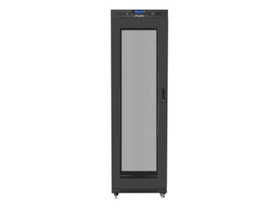 Комуникационен шкаф Lanberg 19" 42U 600 x 1000 mm, Перфорирана врата, Черен - FF01-6042-23BL gallery image 6