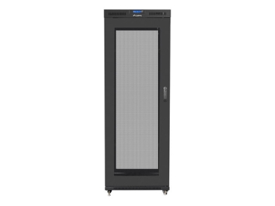 Комуникационен шкаф Lanberg 19" 27U 800 x 1200 mm, Перфорирана врата, Черен - FF01-8227-23BL gallery image 4