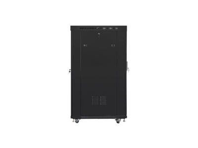 Комуникационен шкаф Lanberg 19" 22U 800 x 1000 mm, Перфорирана врата, Черен - FF01-8022-23BL gallery image 5