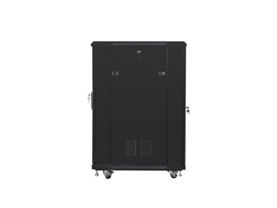 Комуникационен шкаф Lanberg 19" 22U 600 x 800 mm, Перфорирана врата, Черен - FF01-6822-23B gallery image 2