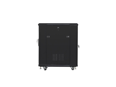 Комуникационен шкаф Lanberg 19" 15U 600 x 800 mm, Перфорирана врата, Черен - FF01-6815-23B gallery image 2