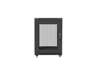 Комуникационен шкаф Lanberg 19" 15U 600 x 800 mm, Перфорирана врата, Черен - FF01-6815-23B gallery image 5