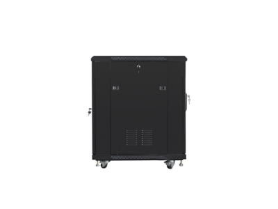 Комуникационен шкаф Lanberg 19" 15U 600 x 800 mm, Перфорирана врата, Черен - FF01-6815-23B gallery image 6
