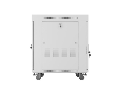 Комуникационен шкаф Lanberg 19" 15U 600 x 800 mm, Закалена стъклена врата, Сив - FF01-6815-12SL gallery image 7