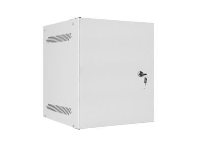 Комуникационен шкаф Lanberg 10" 6U 280 x 310 mm, Метална врата, Сив - WF10-2306-00S gallery image 1