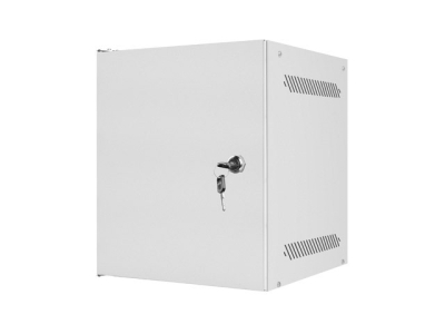 Комуникационен шкаф Lanberg 10" 6U 280 x 310 mm, Метална врата, Сив - WF10-2306-00S gallery image 4