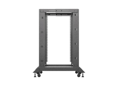 Комуникационен шкаф Lanberg 19" 18U 600 x 800 mm, Open Frame, Черен - OR01-6818-B gallery image 2