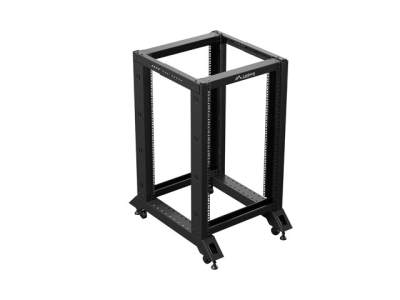 Комуникационен шкаф Lanberg 19" 18U 600 x 800 mm, Open Frame, Черен - OR01-6818-B gallery image 6