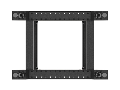 Комуникационен шкаф Lanberg 19" 18U 600 x 800 mm, Open Frame, Черен - OR01-6818-B gallery image 7