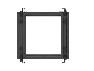 Комуникационен шкаф Lanberg 19" 12U 600 x 600–1100 mm, Open Frame, Регулируема дълбочина, Черен - OR01-6112-B gallery image 5