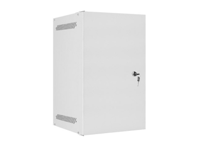 Комуникационен шкаф Lanberg 10" 9U 280 x 310 mm, Метална врата, Сив - WF10-2309-00S gallery image 1