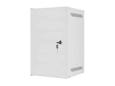 Комуникационен шкаф Lanberg 10" 9U 280 x 310 mm, Метална врата, Сив - WF10-2309-00S gallery image 3