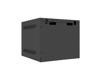 Комуникационен шкаф Lanberg 10" 4U 280 x 310 mm, Закалена стъклена врата, Черен - WF10-2304-10B gallery image 6