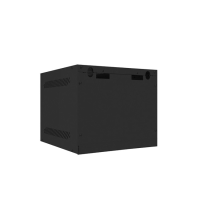 Комуникационен шкаф Lanberg 10" 4U 280 x 310 mm, Метална врата, Черен - WF10-2304-00B gallery image 4