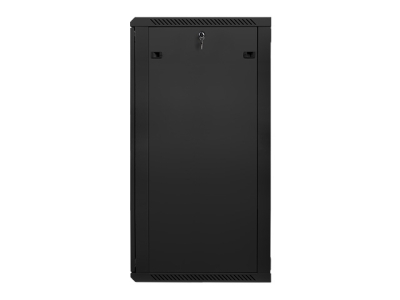 Комуникационен шкаф Lanberg 19" 27U 600 x 600 mm, Закалена стъклена врата, Черен - WF01-6627-10B gallery image 5