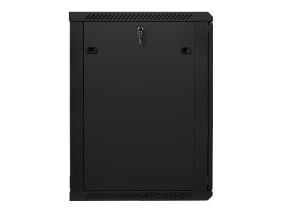 Комуникационен шкаф Lanberg 19" 18U 600 x 600 mm, Закалена стъклена врата, Черен - WF01-6618-10B gallery image 4