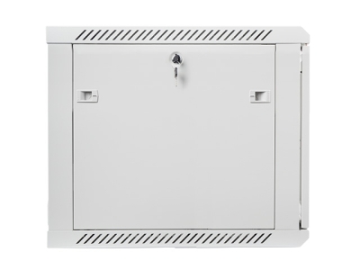 Комуникационен шкаф Lanberg 19" 9U 600 x 600 mm, Закалена стъклена врата, Сив - WF01-6609-10S gallery image 4