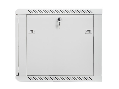 Комуникационен шкаф Lanberg 19" 9U 600 x 600 mm, Закалена стъклена врата, Сив - WF01-6609-10S gallery image 5