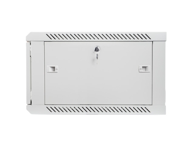 Комуникационен шкаф Lanberg 19" 6U 600 x 600 mm, Закалена стъклена врата, Сив - WF01-6606-10S gallery image 5
