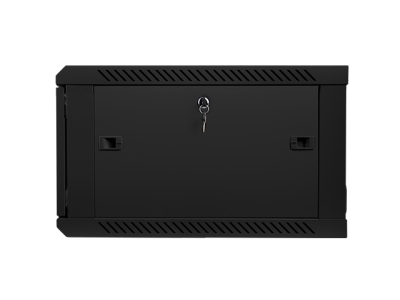 Комуникационен шкаф Lanberg 19" 6U 600 x 600 mm, Закалена стъклена врата, Черен - WF01-6606-10B gallery image 5