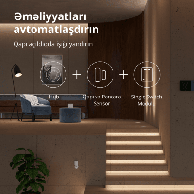 Смарт превключвателен модул Aqara T1, With Neutrаl - SSM-U01 gallery image 21