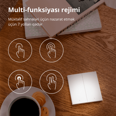 Безжичен смарт ключ Aqara Wireless Remote Switch H1 - WRS-R02 gallery image 27