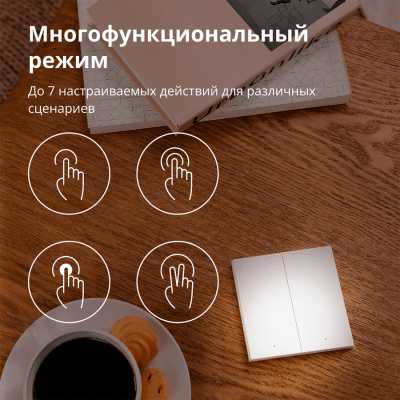 Безжичен смарт ключ Aqara Wireless Remote Switch H1 - WRS-R02 gallery image 32