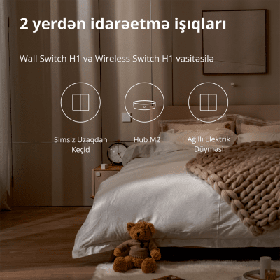 Безжичен смарт ключ Aqara Wireless Remote Switch H1 - WRS-R02 gallery image 39