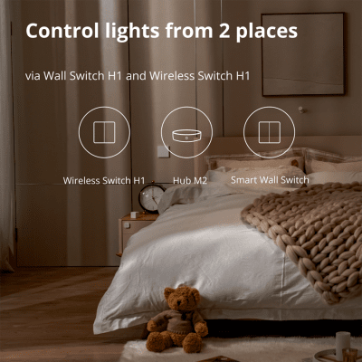 Безжичен смарт ключ Aqara Wireless Remote Switch H1 - WRS-R02 gallery image 41