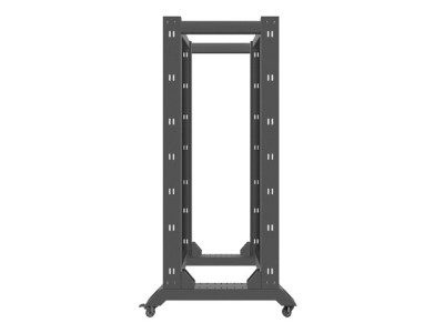 Комуникационен шкаф Lanberg 19" 32U 600 x 800 mm, Open Frame, Черен - OR01-6832-B gallery image 2