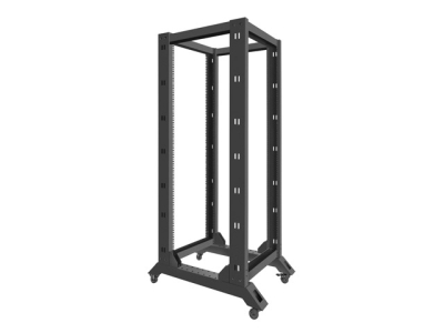 Комуникационен шкаф Lanberg 19" 32U 600 x 800 mm, Open Frame, Черен - OR01-6832-B gallery image 3