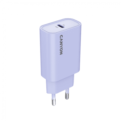 Зарядно устройство Canyon OnCharge 30CL 30W, Лилаво - CNE-CHA30CLPU gallery image 1