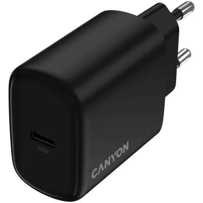 Зарядно устройство Canyon OnCharge 200 20W, Черно - CNE-CHA200-11 gallery image 4