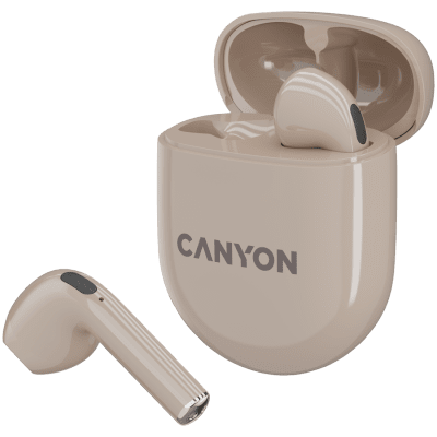 Безжични слушалки Canyon TWS-6, Бежови - CNS-TWS6BE gallery image 3
