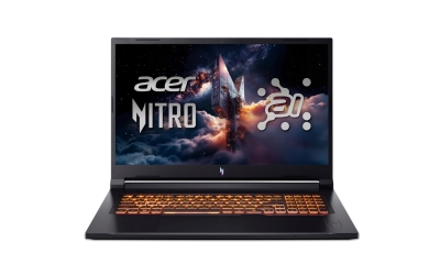 Лаптоп Acer Nitro V17, NG-ANV17-41-R14D, AMD Ryzen R7 260, 17.3" FHD(1920x1080)IPS 144Hz, 1*16GB DDR5 (1 slot free), 1024GB PCIe NVMe SSD, NVIDIA GeForce RTX 4050 6GB GDDR6, Windows 11 Home, Черен + Раница Acer Nitro Quest Backpack 18", Черна - NH.QYQEX.0 gallery image 3