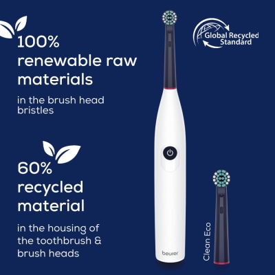 Електрическа четка за зъби Beurer TB 15, Бяла + 4 броя резервни накрайници Clean - 10492_BEU_10156_BEU gallery image 6