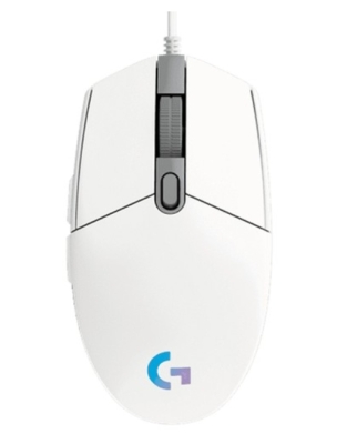 Геймърска мишка Logitech G102 - 910-005824, Бяла gallery image 1
